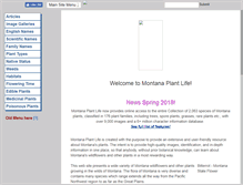 Tablet Screenshot of montana.plant-life.org